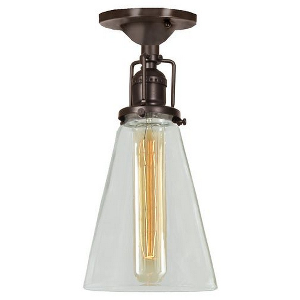 JVI Designs-1202-08 S10-Union Square - One Light Flush Mount   Union Square - One Light Flush Mount